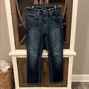 BKE Tyler Straight Jeans with Classic Indigo Wash